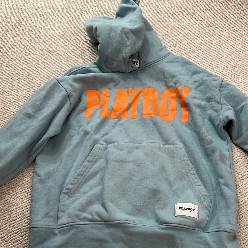 Blue playboy bunny hoody